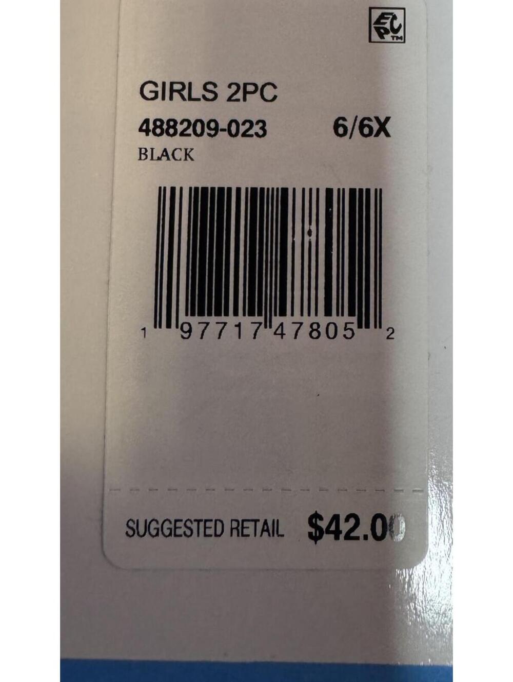 Hurley 2 Piece Tankini Bathing Suit Swimsuit Swimwear Girls Size S (6/6x) NWT - Picture 2 of 10